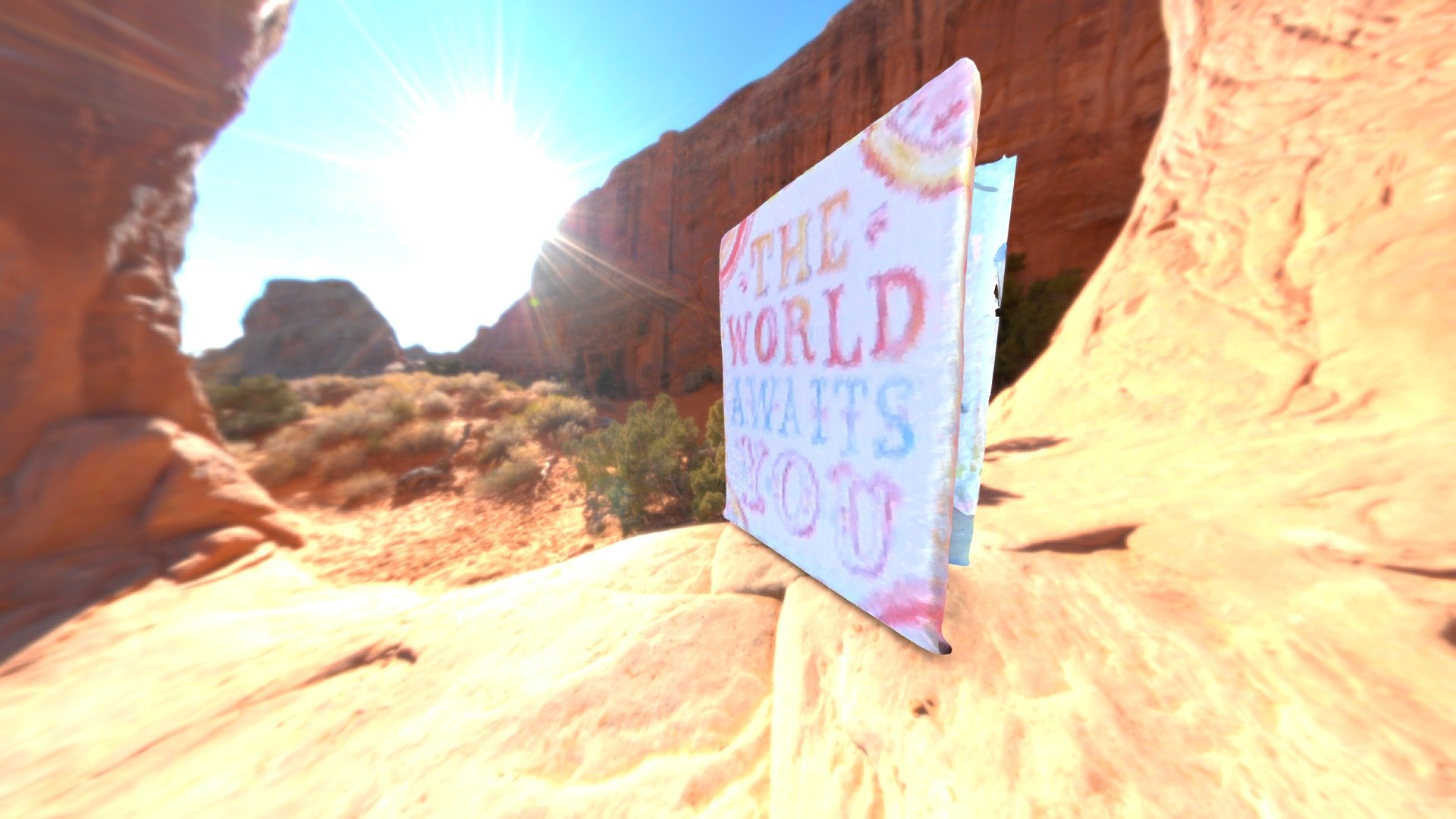 "The World Awaits You" Greeting Card