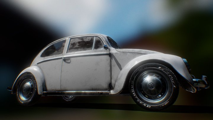 Volkswagen beetle 3D Model
