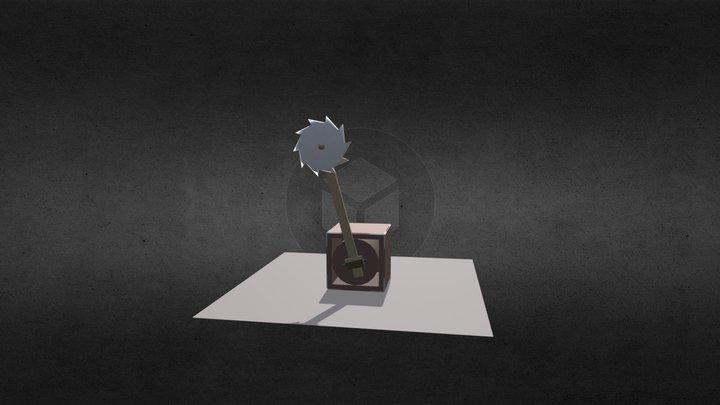 Ultimate Chicken Horse Sawblade 3D Model