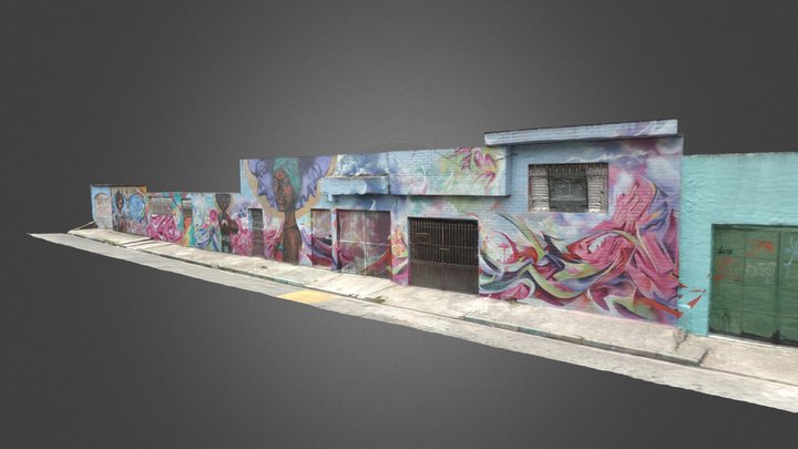 Graffiti 3D - Grupo OPNI & Quinho QNH 3D Model