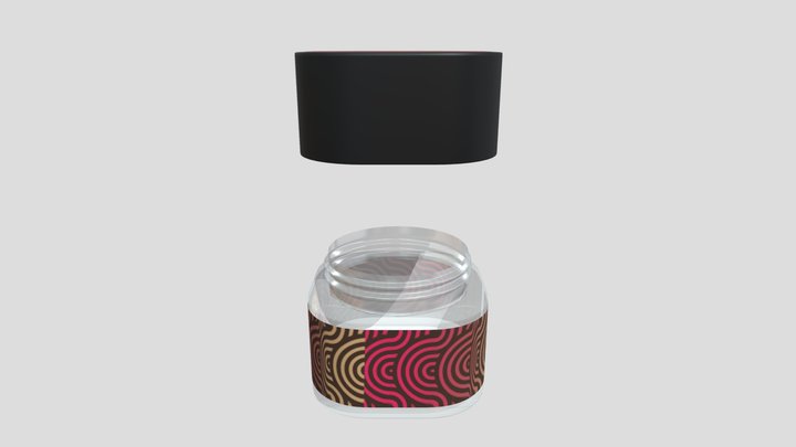 Square Jar-Design 3D Model