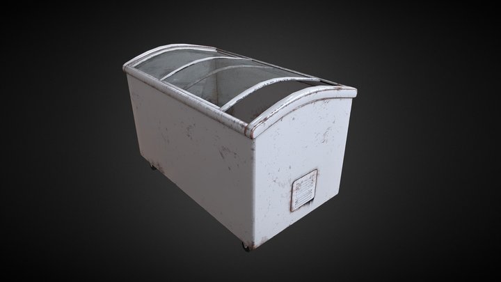 Icecream_Fridge_LP 3D Model