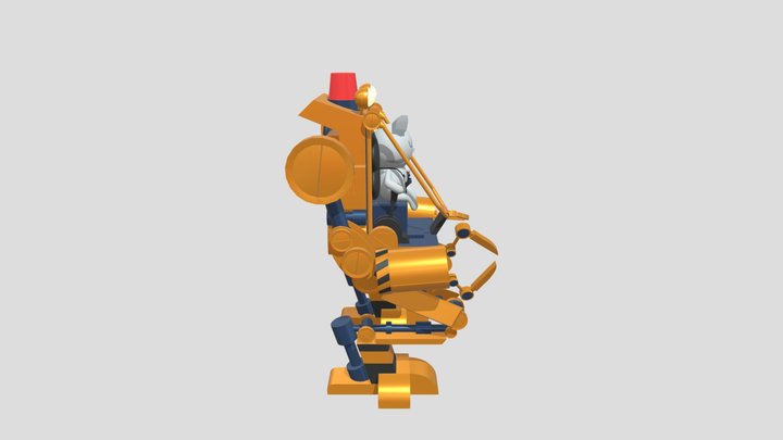 RoboCat 3D Model