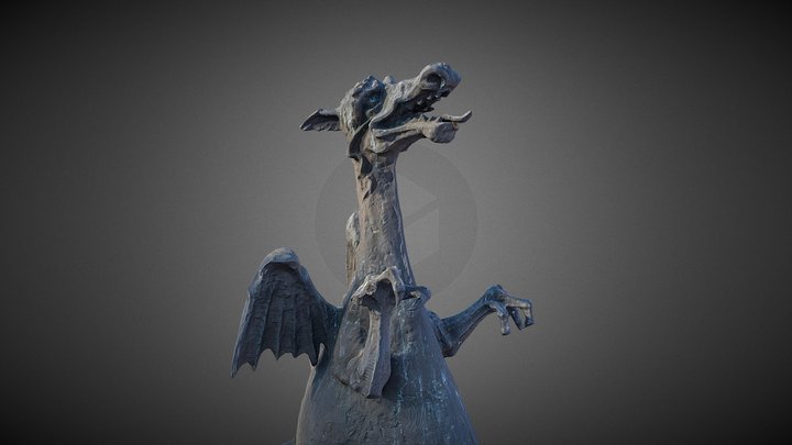 Forgotten Dragon from Krakow 3D Model