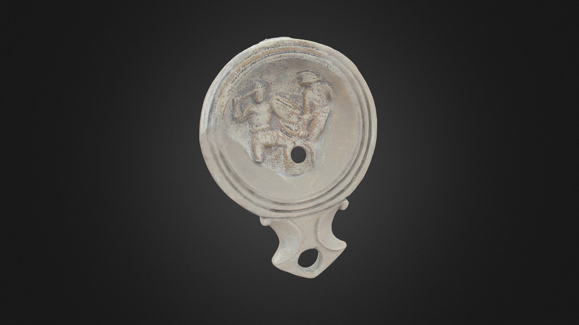 Roman oil lamp from Tarraco (Tarragona, Spain)
