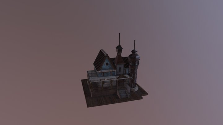 Creepy House 3D Model