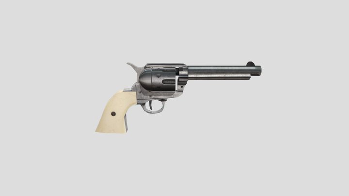 I made a colt revolver 3D Model