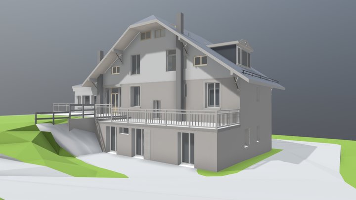 Maison Atypique 3D Model