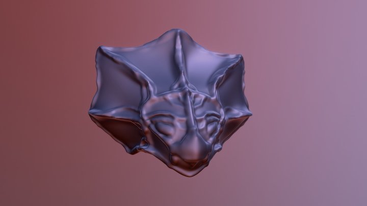 Alien Head no.2 3D Model