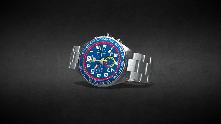RedBull X TAG Heuer watch 3D Model