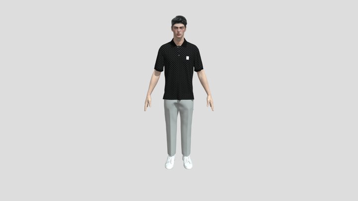 la golf polo 3D Model