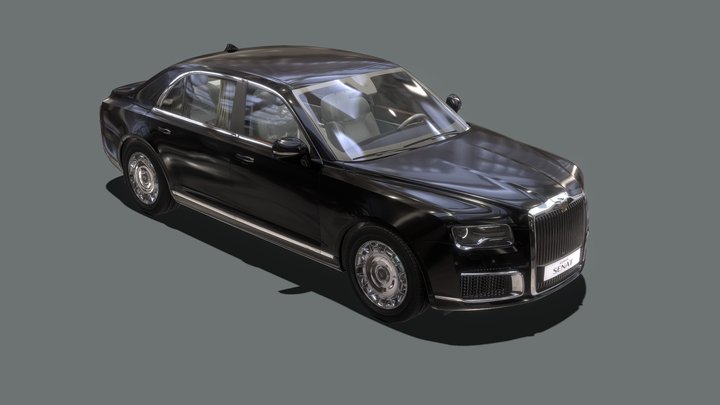 Aurus Senat Presidential Limousine Modelo 3D in Limusina 3DExport