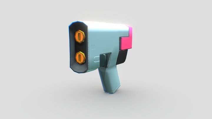 Space Gun 3D Model