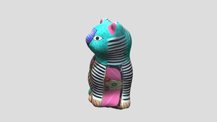 Fancy Cat 3D Model