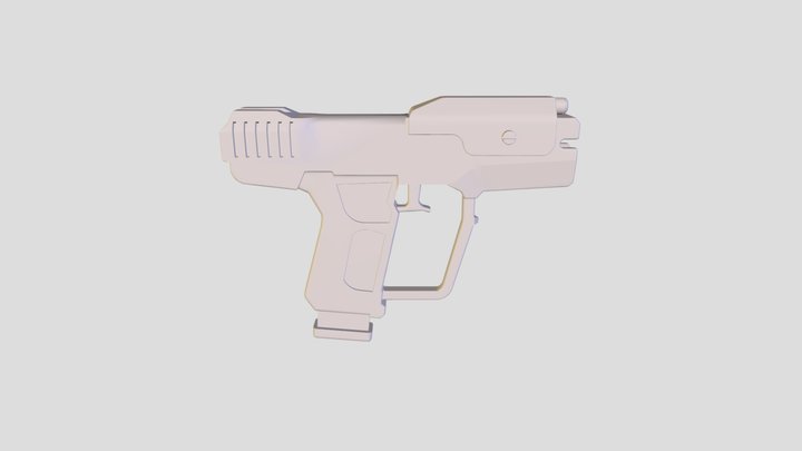 Halo Pistol 3D Model