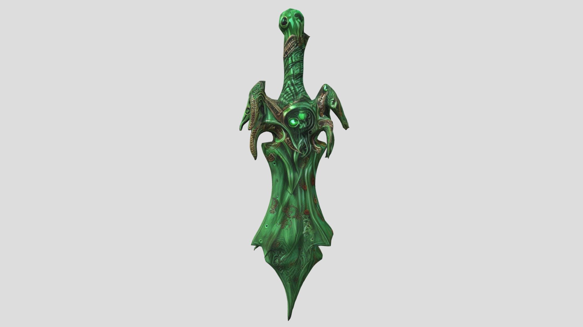 Cthulhu Stylized Sword 1   Download Free 3D Model By UC Rajat [83336e0