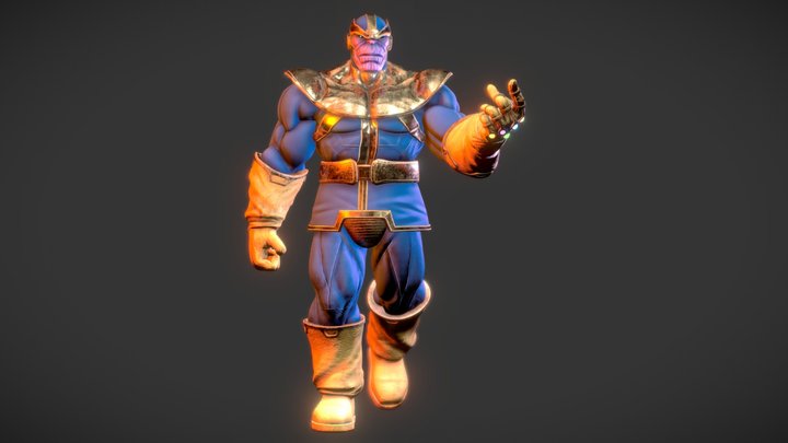 Thanos, The Mad Titan 3D Model
