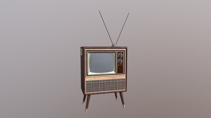 TV Game Asset 3D Model