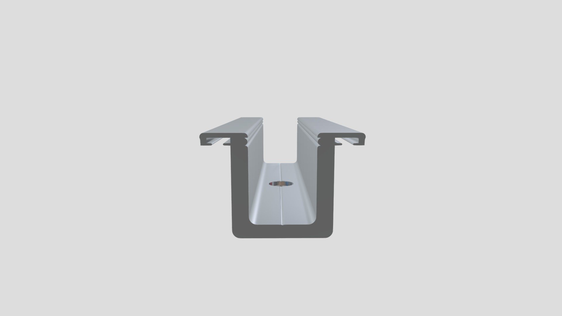 Staffa blocca pannello — Sketchfab embed 3D viewer