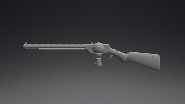 BL Rifle V1 3D Model