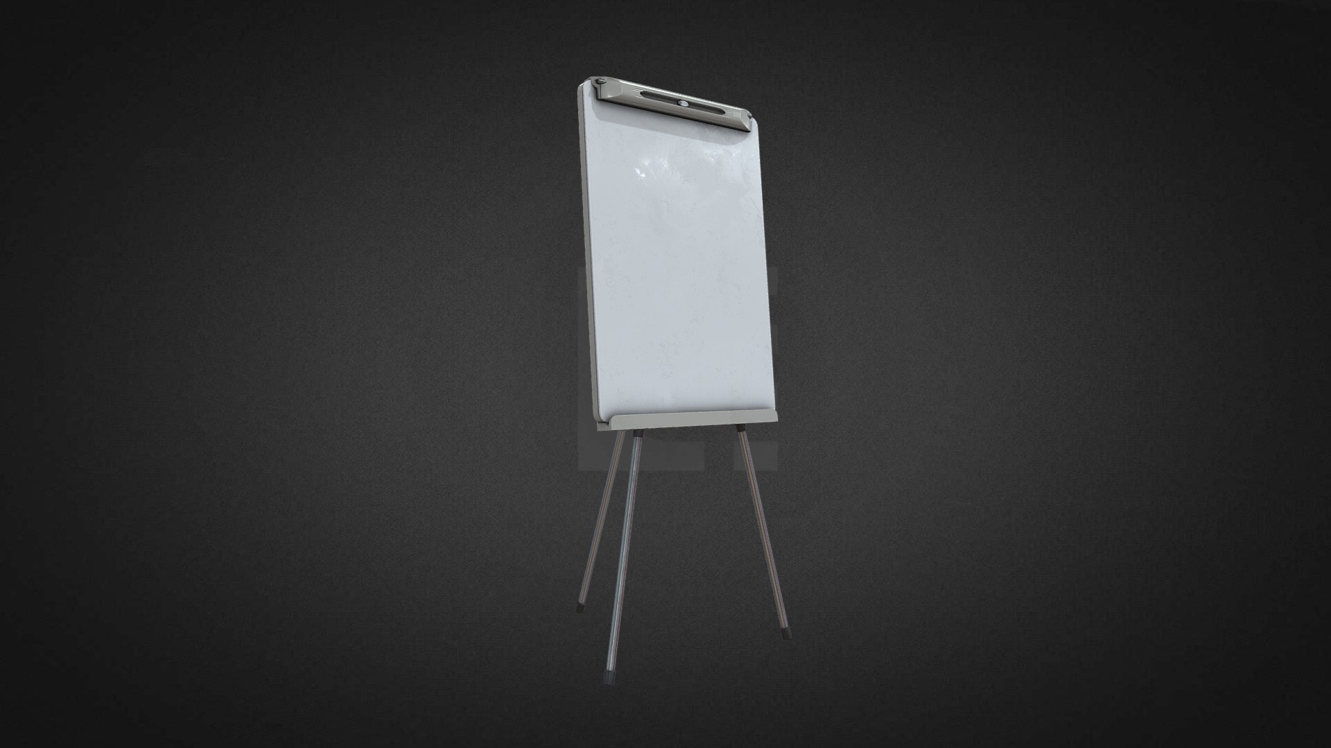 3D model Easel Hire - This is a 3D model of the Easel Hire. The 3D model is about a lamp on a table.