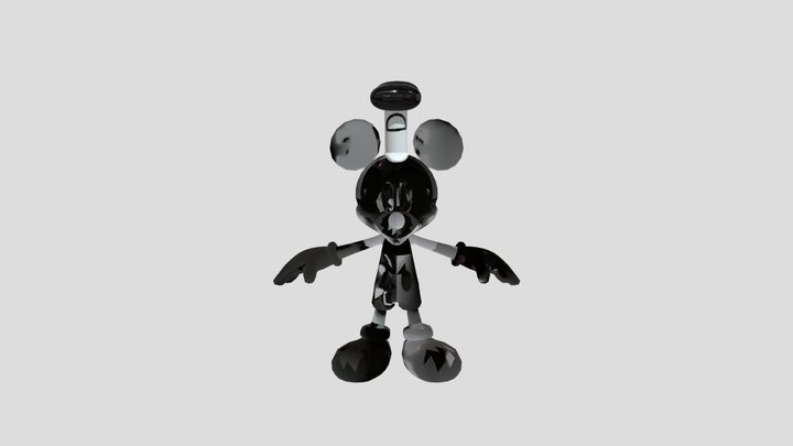 mickey-mouse-steamboat-willie-model 3D Model