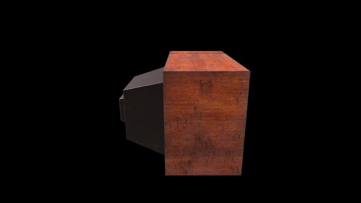 Old School TV 3D Model