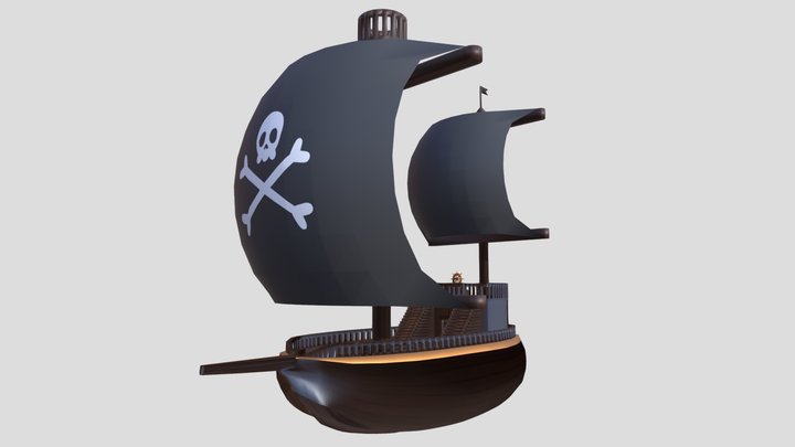 Pirate Ship 3D Model