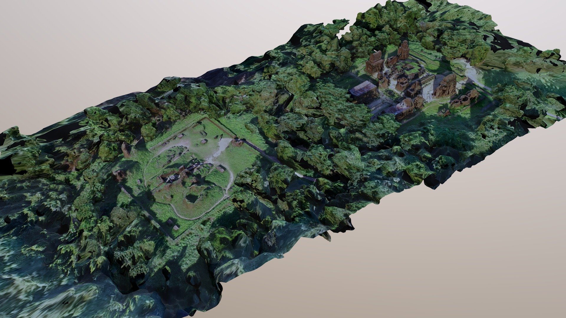 My Son Temple Ruins (Vietnam) — Sketchfab embed 3D viewer