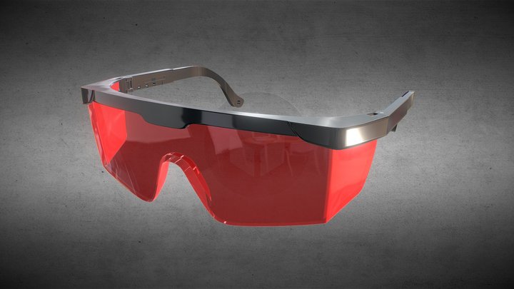 Laser protection glasses 3D Model
