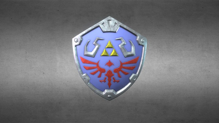 Hylian Shield 3D Model