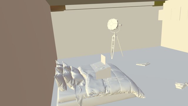 Mesa Con Ambiente Final 3D Model