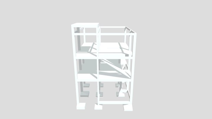 Edificação mista 3D Model