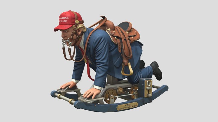 Trump MAGA Mall Ride – Kostenloses 3D-Modell STL