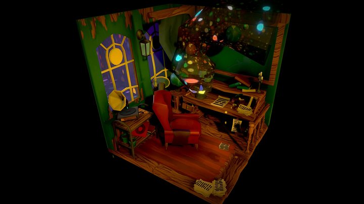 DAE Crib - "Above and beyond" 3D Model