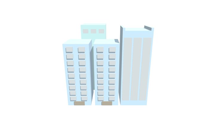 edificios 3D Model