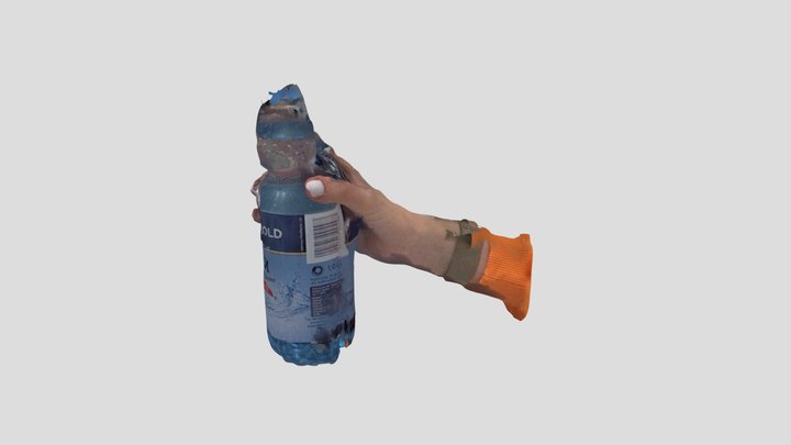 Hand Flask 3D Model