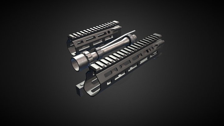 Handguard 3d Models Sketchfab