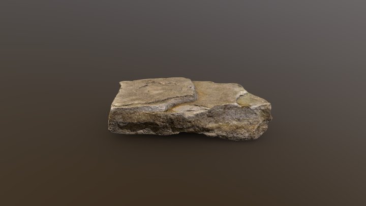 Graveyard Rock B (Retopo) - Photogrammetry Scan – Modello 3D gratuito STL