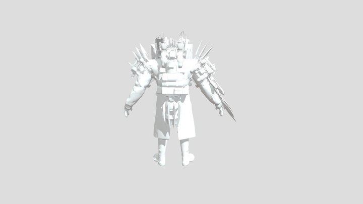 Upgraded-titan-tv-man 3D Model