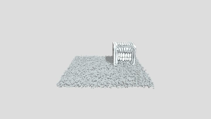 Tootha tuff landscape 3D Model