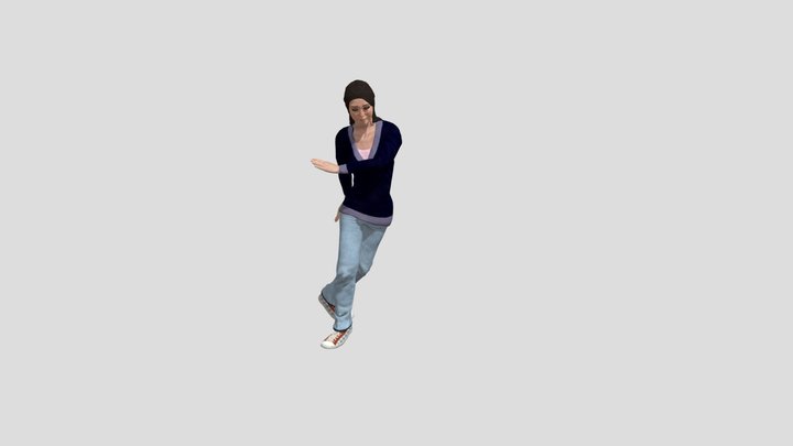 Hip Hop Dancing 3D Model