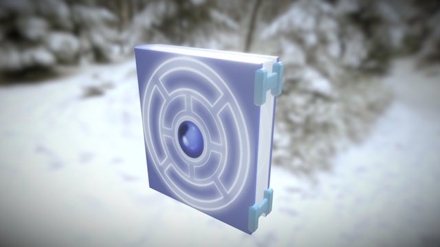 Spellbook of Eternity [Low-Poly] 3D Model