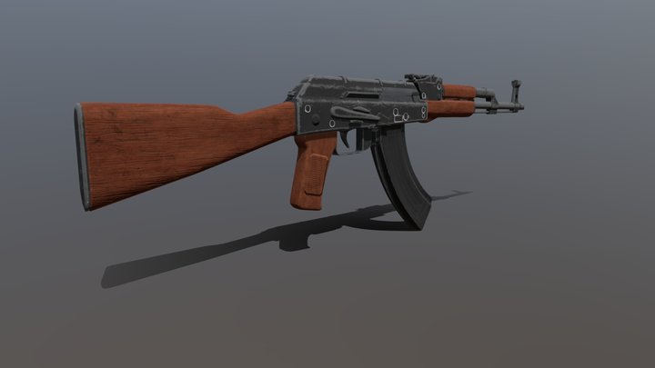PUBG AK-47 3D Model