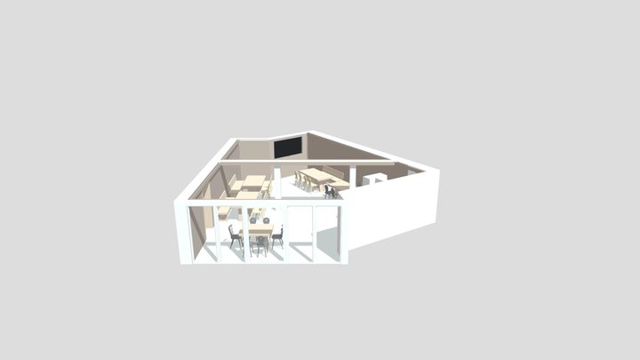 Posthütte 3D Model