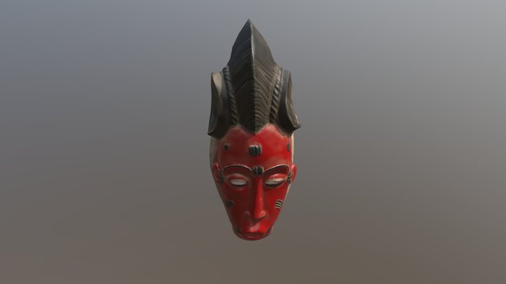 African Mask 3D Model
