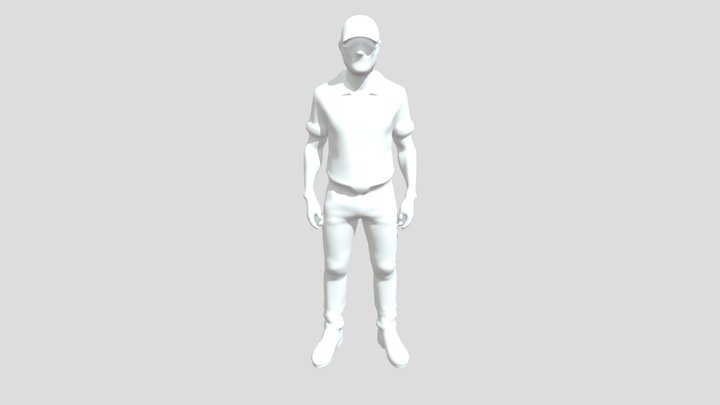 Man number 1 3D Model