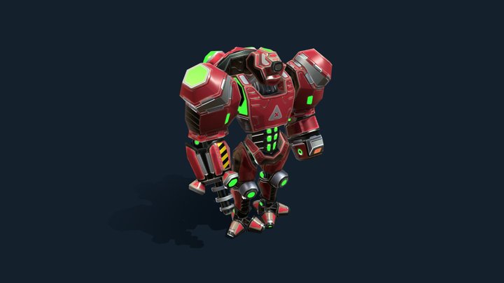 xWar: Khan Tech 1 Commander 3D Model