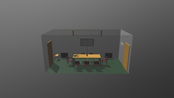 Interview Meeting Room Owl 3D Model