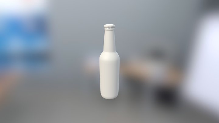 Beer Bottle 3D Model